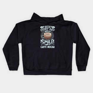 Smile with Caffè mocha Kids Hoodie